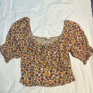 Flower Crop Top, SO Khol’s Brand, Size S, Never Worn, With Tags